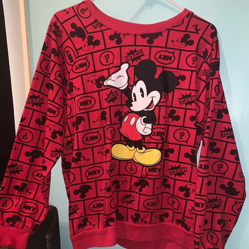mickey mouse sweatshirt